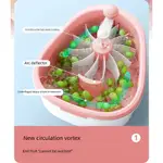 蔬菜旋轉烘乾機手動沙拉旋轉器水果脫水器家用水果瀝水器用於清洗乾燥蔬菜廚房工具