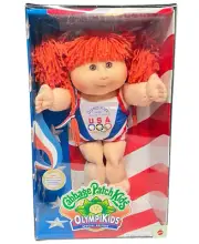 Vintage 1996 Olympic Swimming Cabbage Patch Doll OlympiKids Special Edtion NRFB