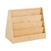 Jooyes Kids 4 Tier Wooden Display Bookcase - Double Side - 82cm | bookshelf | 70cm
