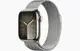 【Apple官方直送】【25個工作天出貨】 Apple Watch Series 9 (S9) GPS+行動網路 (41mm) 不鏽鋼錶框+米蘭式錶環
