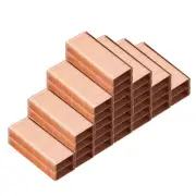 Staples for Stapler, 2 Pack #10 Mini 3/16 Inch Length Staples, Rose Gold