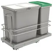 Rev-A-Shelf 5SBWC-815S-1 Sink Classics 9"W Under Sink Pull Out - Chrome