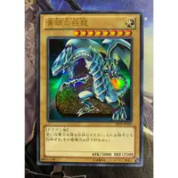 在飛比找蝦皮購物優惠-遊戲王 SD25-JP001 青眼白龍 金亮