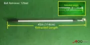 A99 Golf 12ft Telescopic Ball Retriever Pick Up Retractable Scoop Steel Shaft