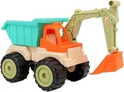 1Pc Backhoe Loader Car Model Fun Holder for Active Beach Play Encourages Crawling and Car Identification Skills Great Present