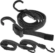 Generic 3Pcs Adjustable Bungee Cords with Hooks Heavy Duty Outdoor Binding Straps for Trucks for Securing Cargo Durable and Easy to Use
