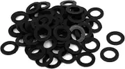 uxcell Nylon Flat Washers M12 20mm OD 12mm ID 2mm Thickness for Faucet Pipe Water Hose, Pack of 100