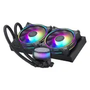 Cooler Master MasterLiquid ML240 Illusion ARGB AIO Liquid CPU Cooler - MLX-D24M-A18P2-R1