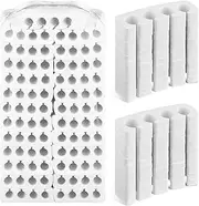 Potchen 300 Pcs Toe Separators for Nail Polish Bulk Toe Separator Pedicure Correct Foot for Men Women Nail Polish Comfy Soft Pedicure Supplies(White)