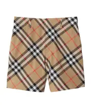 Burberry Kids Vintage-Check Printed Flap Pocket Shorts 8Y,6Y,4Y,14Y,12Y,10Y Brown