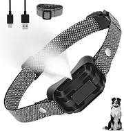 Citronella Bark Collar, Automatic Stop Dog Bark Collar, Spray Bark Collar, Safe, No Electric Shock, with 3 Adjustable Sensitivities & 3 Levels of Gear to Adjust Spray Level Citronella Dog Collar
