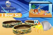 Aquatopia Hermit Crab Three Bowl Set (AQT77061)
