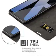 Huawei MATE 10 PRO Case - Protective Case with Stand Function and Card Slot COFFEE BROWN
