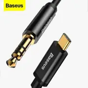 Baseus 1.2M USB Type C Male Aux Audio Cable to 3.5mm Jack Male Speaker Cable For Headphone Headset Aux Cord For Xiaomi Huawei Samsung