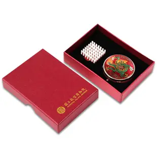 【故宮精品】景泰藍龍印泥盒（白）(紅)/印台/印泥/文具/辦公用品 故宮文創｜官方旗艦店