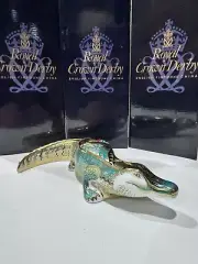 Royal Crown Derby - Alligator. New With Original Box