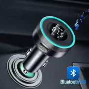 FM Transmitter Modulator Car Wireless Bluetooth 5.0USB Fast Charger Auto Aux Mp3