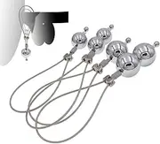 HGDTYRI Ball Stretcher Stainless Steel Ball Ring Penis Ring Glans Ring Ball Stretcher Sex Toys For Men Couples(25mm+30mm)