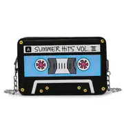 Summer small shoulder bag recorder lady bag cute funny cartoon Pu leather chain Messenger bag shoulder bag mobile phone bag