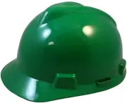 MSA V-Gard Cap Style Hard Hat - Green