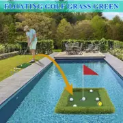 Golf Putting Mats Pool Golf Turf Mat Set Pool/Water/Outdoor Floating Golf Green