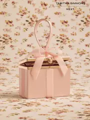 Champagne Gold Tabitha Simmons x Next Present Bow Bag (F33592) | $105
