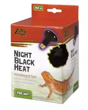 Zilla Night Black Basking Spot Bulb 150W Reptile Terrarium Lamp Light