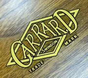 GARRARD LOGO GARRARD RECORD PLAYER LOGO WATER SLIDE DECAL WATER DECAL STICKER