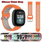 Band Wristband Strap Silicone Sport Breathable For Fitbit Versa 3 4 Sense 2