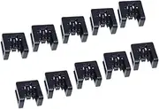 Vsenkes 10Pcs Wiper Hood Trim Deflector Panel Reset Clips, Front Wiper Blade Arm Adapter Clip Parts