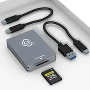 CFexpress Type A Card Reader USB 3.1 Gen2 10Gbps SuperSpeed Sony Cfexpress Type A Reader Portable Aluminum Sony Cfexpress Type A Card Reader USB C for Cfexpress Type A Card