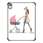 iPad 10.9-inch (10th gen) iPad Impact Case Momma Chic, Brunette/Pink