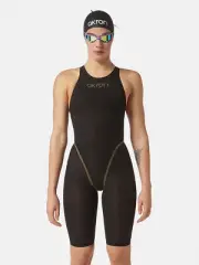 Akron Costume Swimming Mens Competition Ultraskin Women's Open Black Bronze