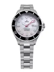 Ratio FreeDiver White MOP Dial Automatic Diver's 200M Women's Watch RTFL841