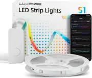 RGBIC LED Strip Light 32.8ft, WiFi Smart LED Lights Work with Alexa and Google
