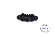 Black Locking Screws Set Of 5 For Lowrider Wire Wheels Knock-Offs