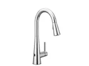 MOEN 7864EWC Sleek Touchless Pull-Down Sprayer Kitchen Faucet Chrome