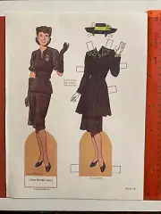 CLARE BOOTHE LUCE Vogue Vanity Fair UNCUT Paper Doll Tom Tierney 1989