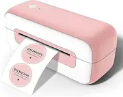 Pink Label Printer, Thermal Label Printer 4x6, Shipping Label Printer for Small Busines, Thermal Printer Compatible with Amazon, Shopify, Etsy, UPS, FedEx, DHL, etc