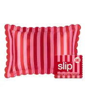 slip Pure Silk Scalloped Edge Pillowcase, Queen