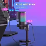New Professional Studio USB Microphone for PC Streaming Gaming Video Recording