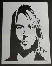 Kurt Cobain Stencil - 7 Mil, 8 x 11