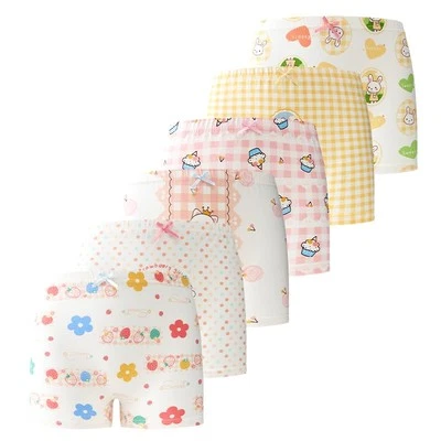 Soft Girls' Briefs, Comfort Breathable Toddler Girls' Panties, Modal Underwea...