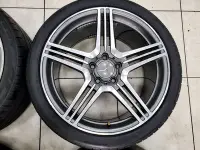 在飛比找Yahoo!奇摩拍賣優惠-~三重長鑫車業~類 BENZ AMG 5孔 112 18吋 