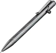 SMOOTHERPRO Ballpoint Pen Stainless Steel Pen Compatible with Pentel Refill for Business Signature Color Grey (PTC051)