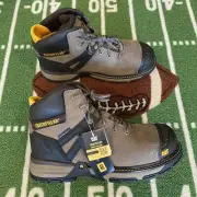 Caterpillar Excavator Superlite WP Composite Toe Work Boot Pewter P91198 Size 13