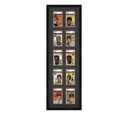 PSA Graded Card Frame Display Holds (10) Slabs Baseball, UV Protection optional