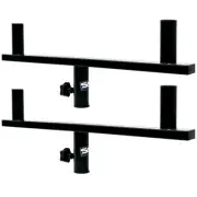 Pair of Dual Speaker Mount Bars for PA/DJ Speaker Cabinets Live Sound