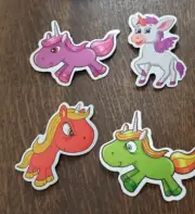 Unicorn Pegasus Stickers Crafts Scrapbooking Junk Journalling Journal 4