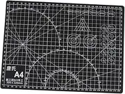 BATHVEVE 2Pcs Handmade Self Healing Cutting Mat Double Sided Durable Non Slip Cutting Board for Crafting Sewing Quilting and DIY Projects Black